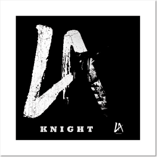 LA Knight - WWE // black white design // LA Knight Posters and Art